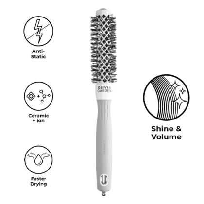 Olivia Garden - Perie Expert Blowout Shine White&Grey 20