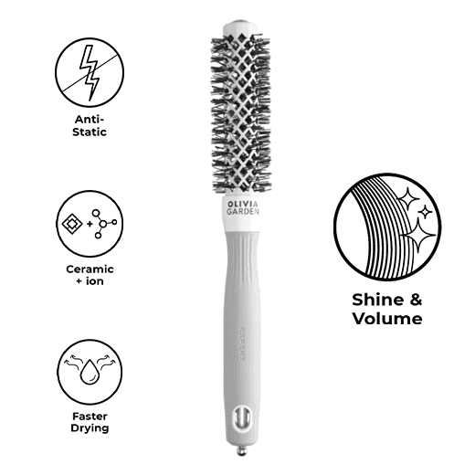 Olivia Garden - Perie Expert Blowout Shine White&Grey 20