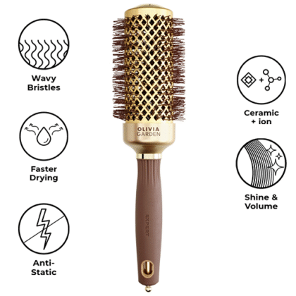 Olivia Garden - Perie Expert Blowout Shine Wavy Gold&Brown 45