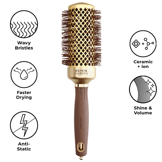 Olivia Garden - Perie Expert Blowout Shine Wavy Gold&Brown 45