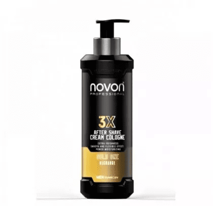 Balsam Colonie dupa Barbierit - NOVON 3X Aftershave Cream Cologne Gold One - 400 ml