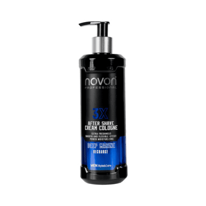 Balsam Colonie dupa Barbierit - NOVON 3X Aftershave Cream Cologne Deep Marine - 400 ml