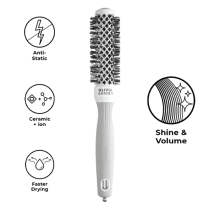 Olivia Garden - Perie Expert Blowout Shine White&Grey 25