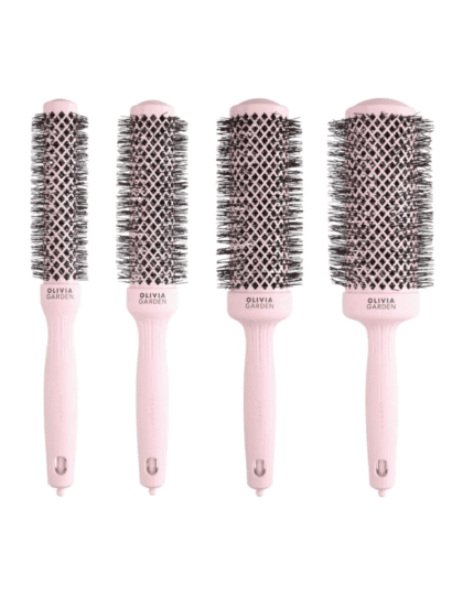 Olivia Garden Kit 4 perii de par Expert Blowout Speed Pastel Pink