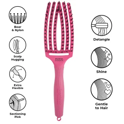 Olivia Garden - Perie Finger Combo Medium - Hot Pink