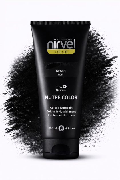 Nirvel Nutre Color Black – Mască Colorantă 200 ml