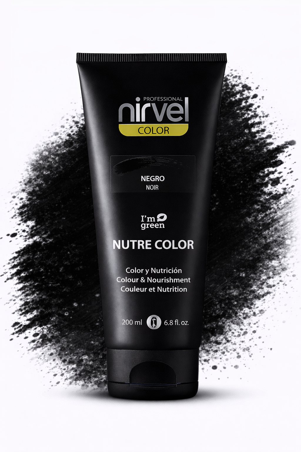 Nirvel Nutre Color Black – Mască Colorantă 200 ml
