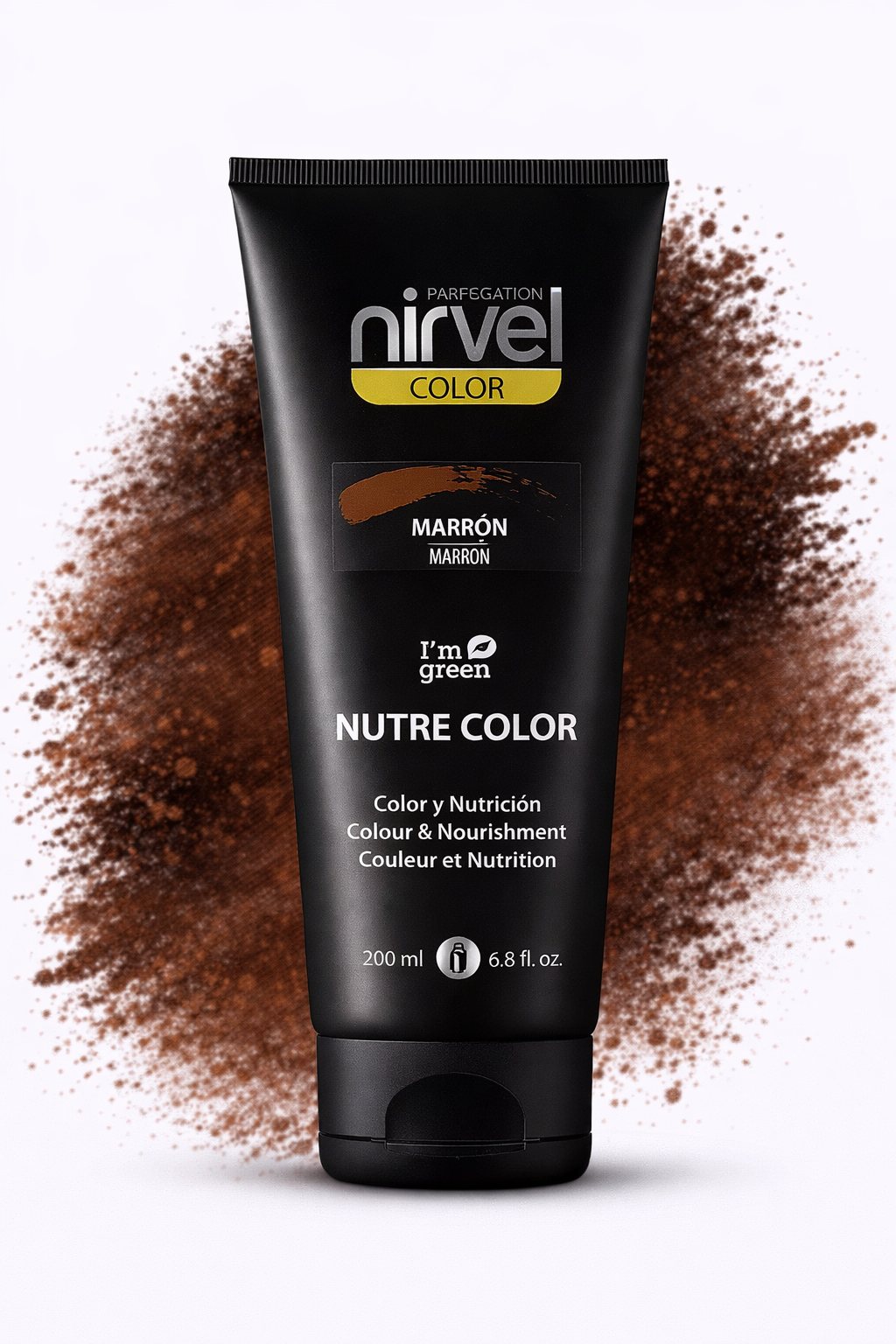 Nirvel Nutre Color Brown – Mască Colorantă 200 ml